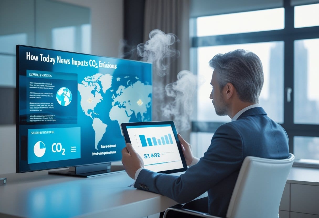 Hvordan dagens nyheder påvirker vores CO2 udledning